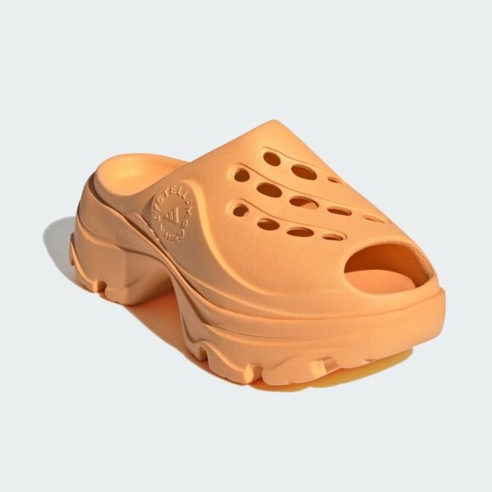 Stella McCartney x ADIDAS croc style clogs in hazy orange size 8 NEW